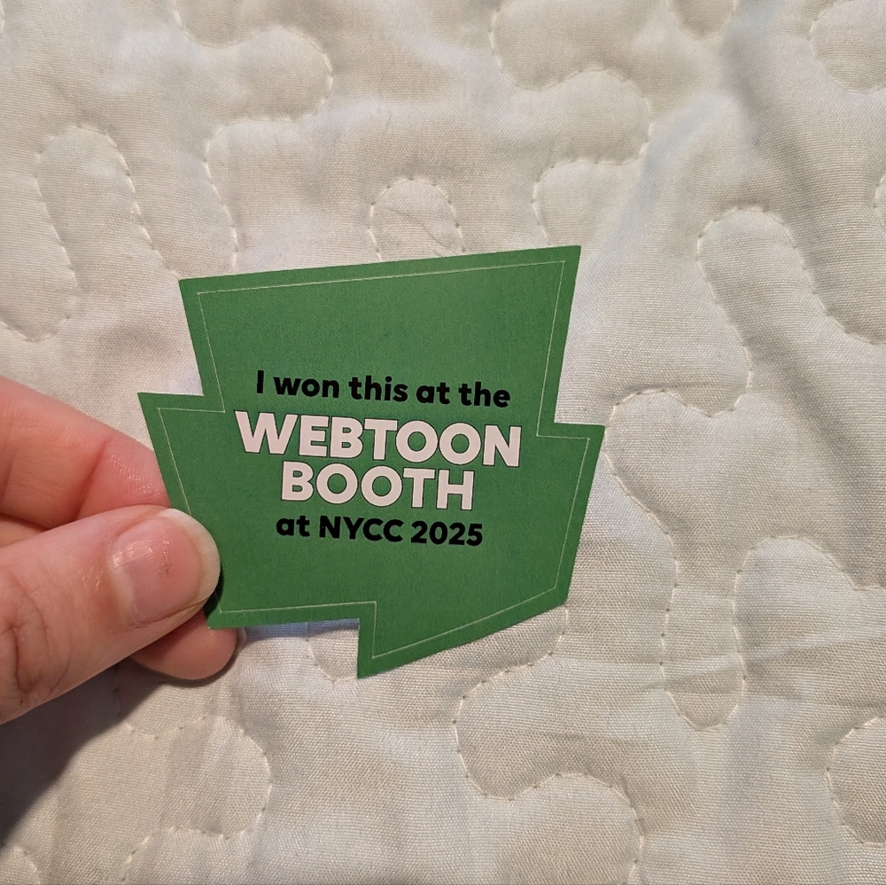 Webtoon NYCC Sticker